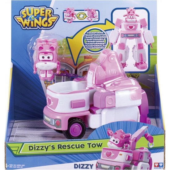 Super Wings Vehicle Dizzy Transforming - Roze