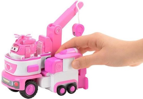 Super Wings Vehicle Dizzy Transforming - Roze