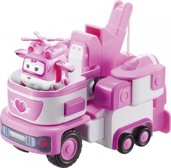 Super Wings Vehicle Dizzy Transforming - Roze