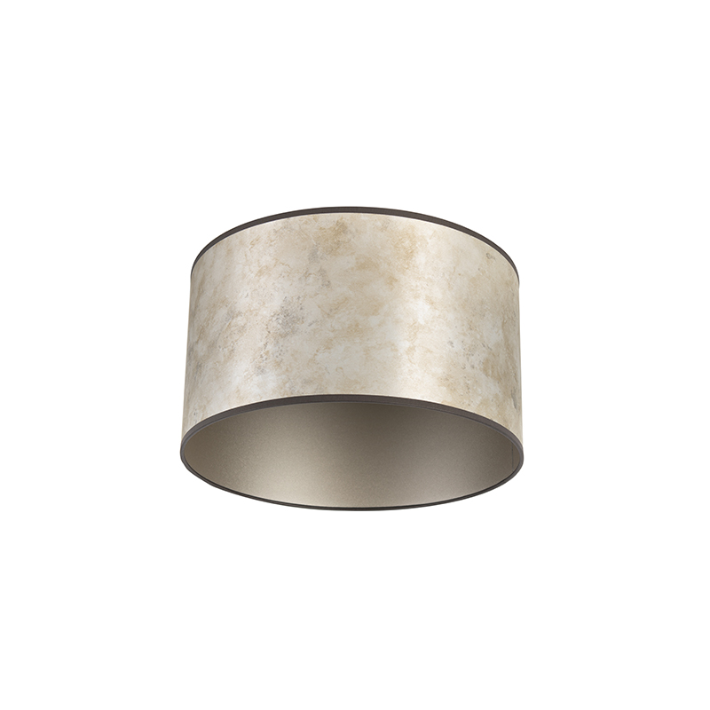 QAZQA Lampenkap zilver 35/35/20 - Silver