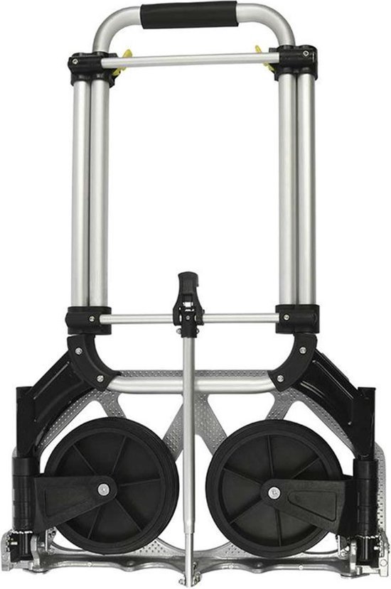 PROPLUS Inklapbare Bagagetrolley Aluminium Zilver 70 Kg - Silver