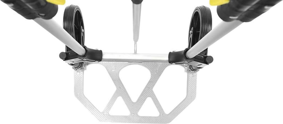 PROPLUS Inklapbare Bagagetrolley Aluminium Zilver 70 Kg - Silver