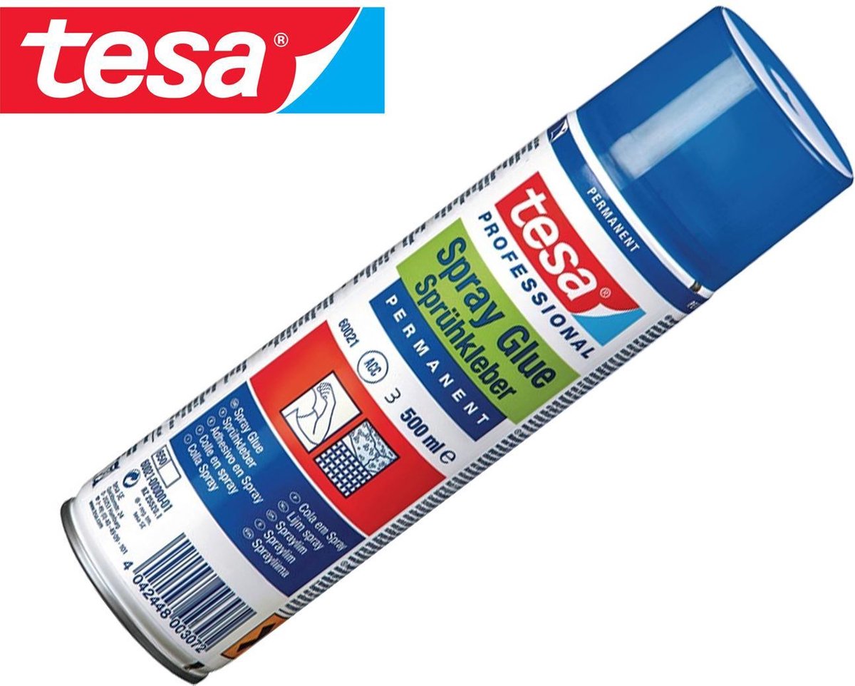 Tesa Lijmspray Permanent, 500 Ml