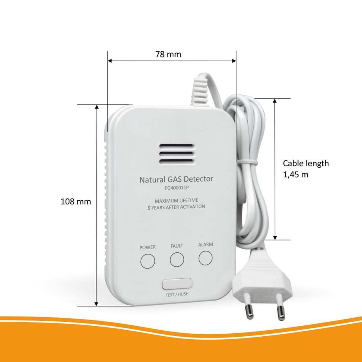 ELRO Gasmelder Fg4000p