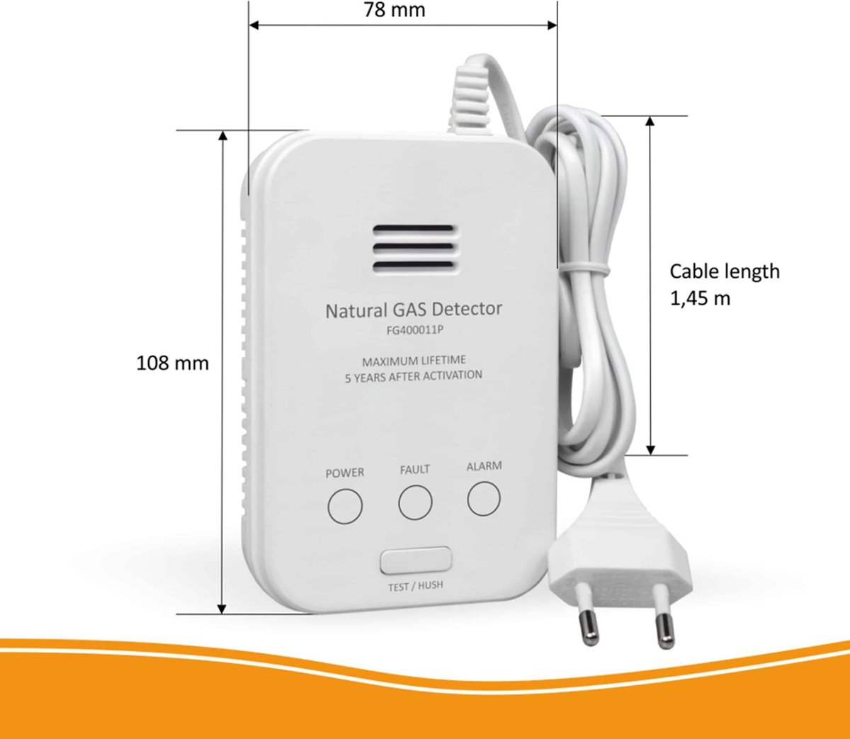 ELRO Gasmelder Fg4000p