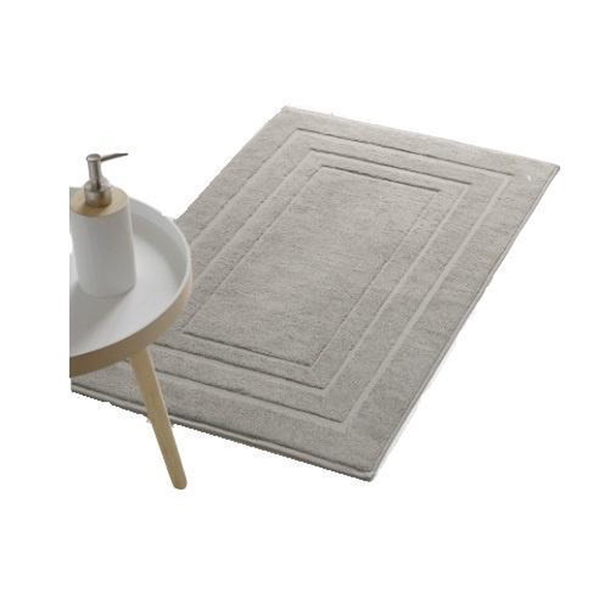 De Witte Lietaer Pacifique Badmat - 100% Katoen - Badmat (60x100 Cm) - Dove - Grijs
