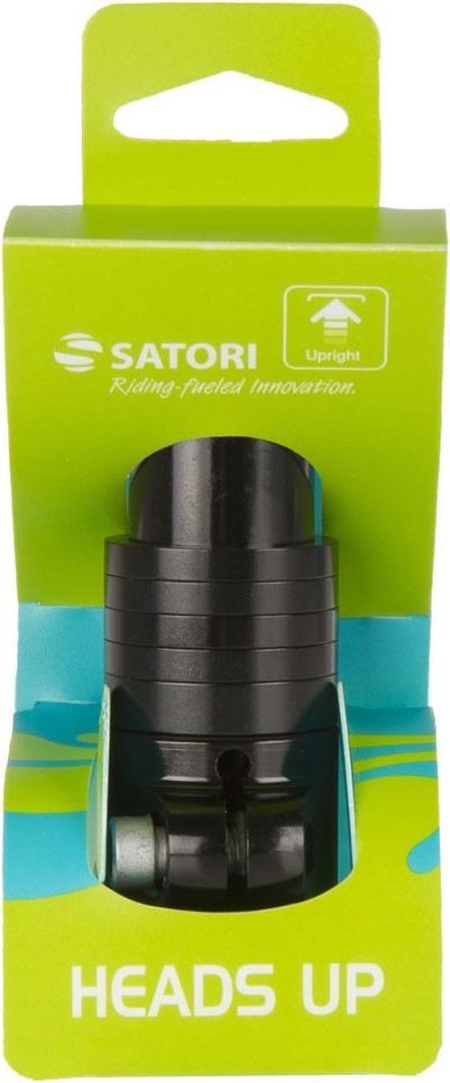 Satori Hoogte Adapter Heads Up 4 28,6 / 117 / 28,6 Mm - Zwart