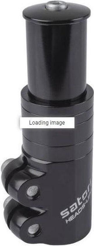 Satori Hoogte Adapter Heads Up 4 28,6 / 117 / 28,6 Mm - Zwart