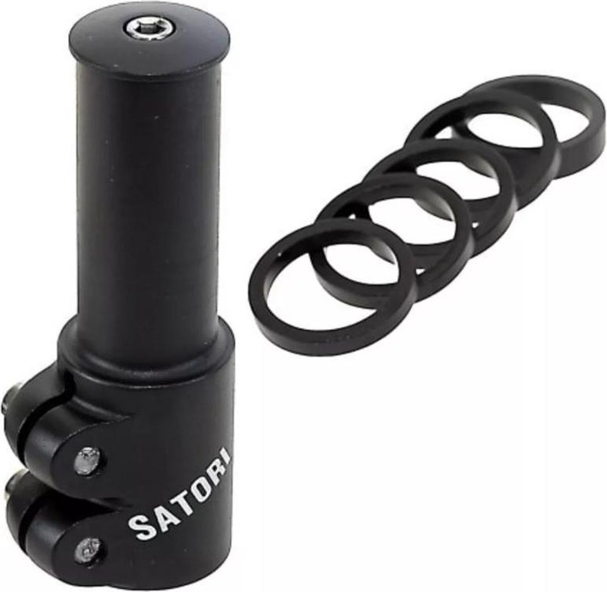Satori Hoogte Adapter Heads Up 4 28,6 / 117 / 28,6 Mm - Zwart