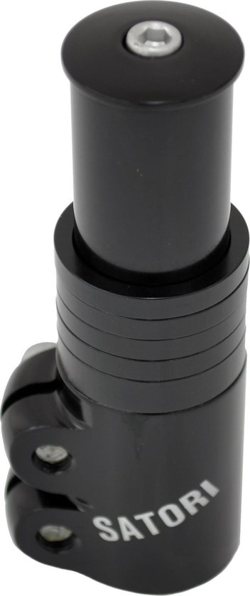 Satori Hoogte Adapter Heads Up 4 28,6 / 117 / 28,6 Mm - Zwart