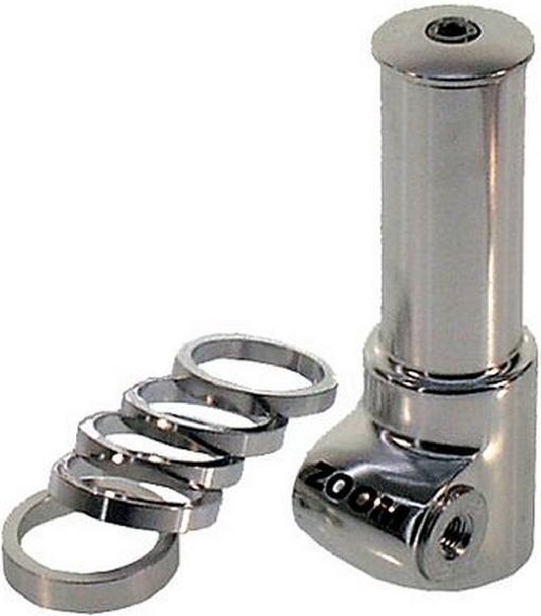 Satori Hoogte Adapter Heads Up 4 28.6 / 120 / 28.6 Zilver - Silver