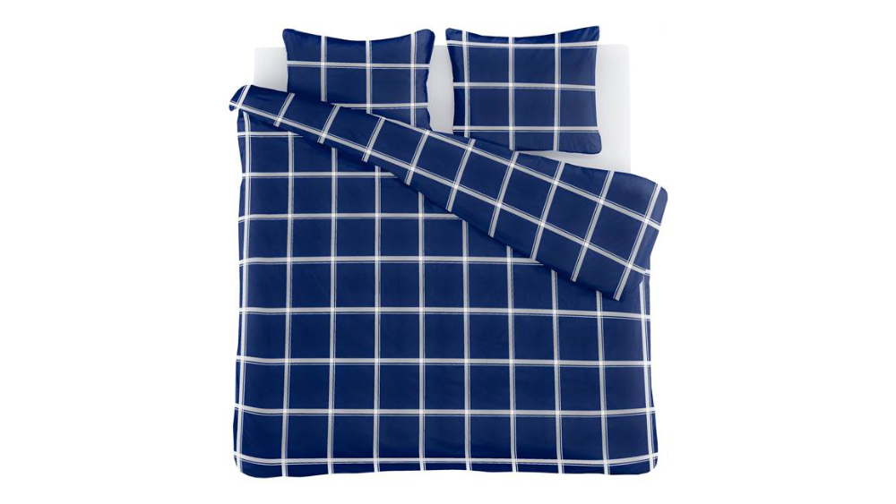 Huismerk Premium Dekbedovertrek Chuck - 200 x 220 cm - Blauw