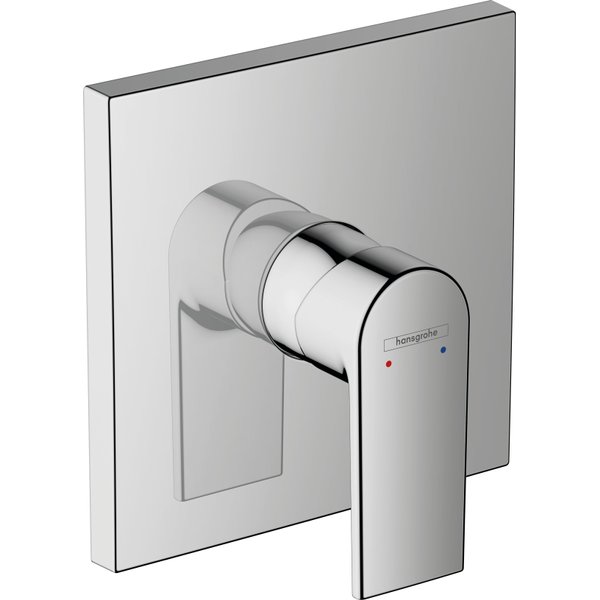 Hansgrohe Vernis afdekset douchekraan met hendel chroom 71668000