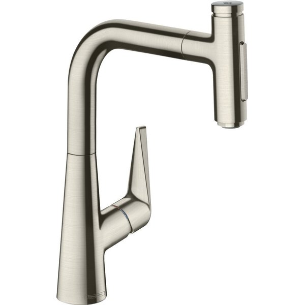 Hansgrohe Talis select M5117-H220 keukenmkr uittrekb vuistdche rvs-look 72824800