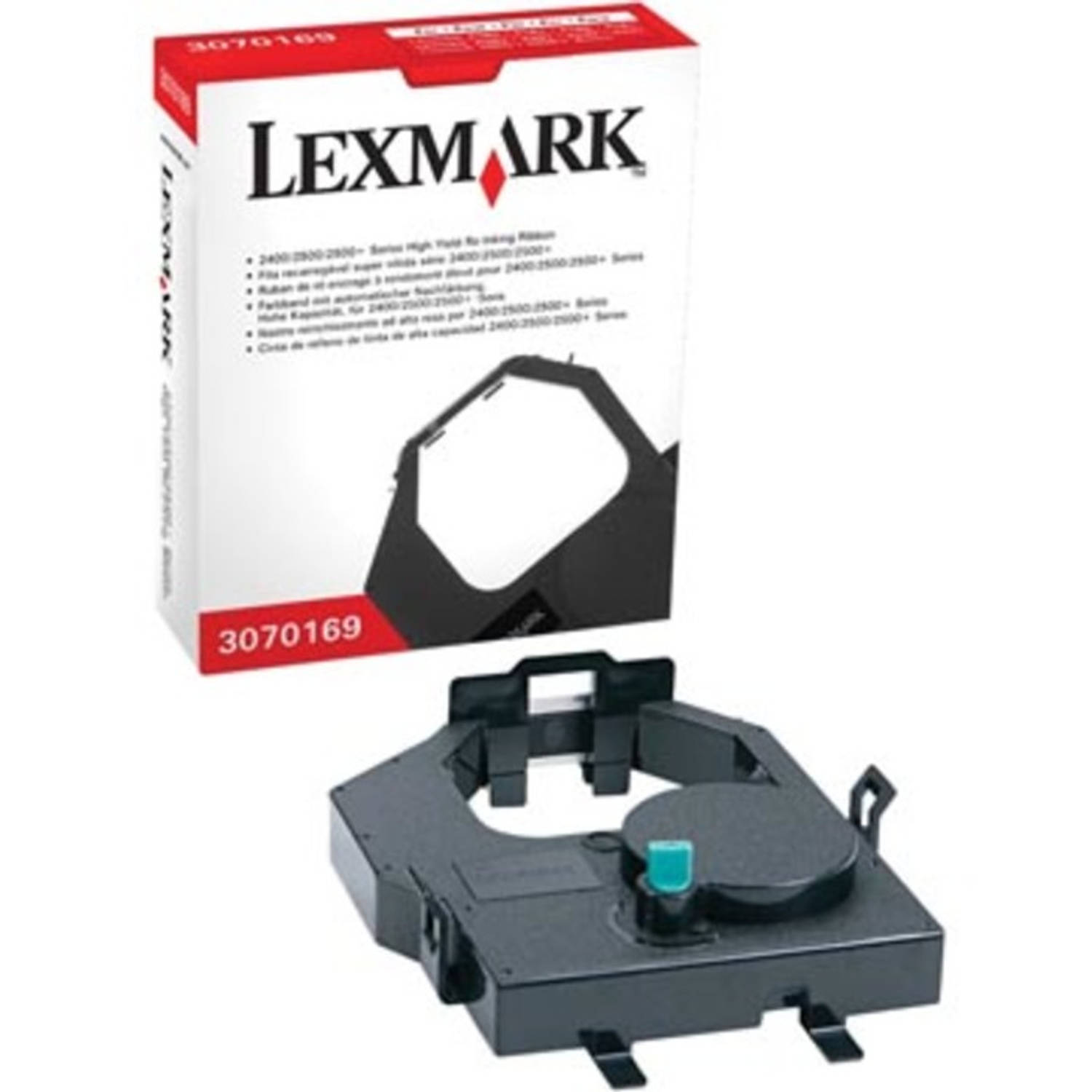 Lexmark Nylontape Met Reink-system - Oem: 3070169 - Zwart