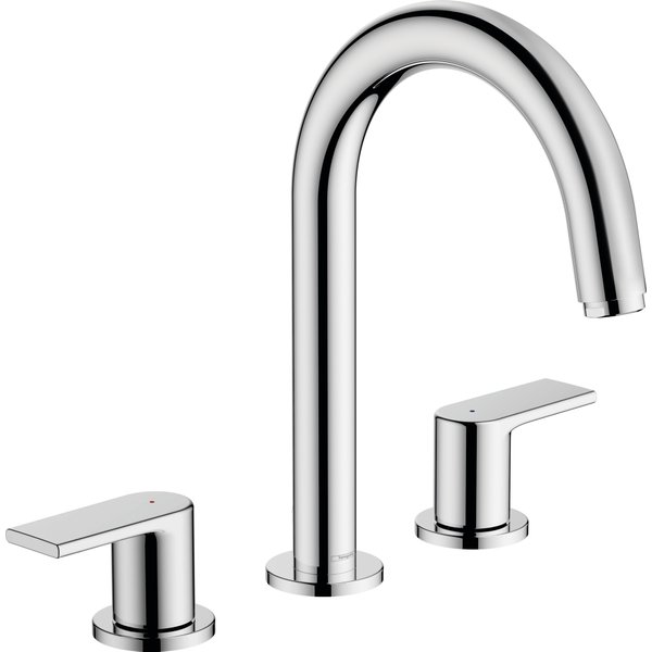 Hansgrohe Vernis wastafelkraan 3-gats met waste chroom 71563000