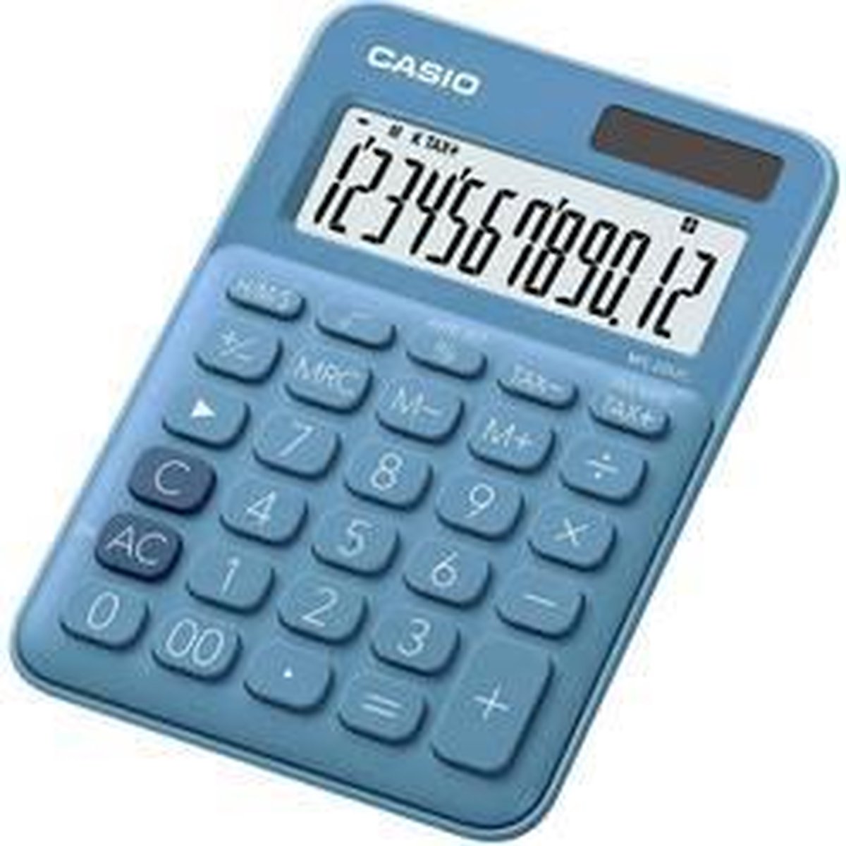 Casio Bureaurekenmachine Ms-20uc, - Blauw