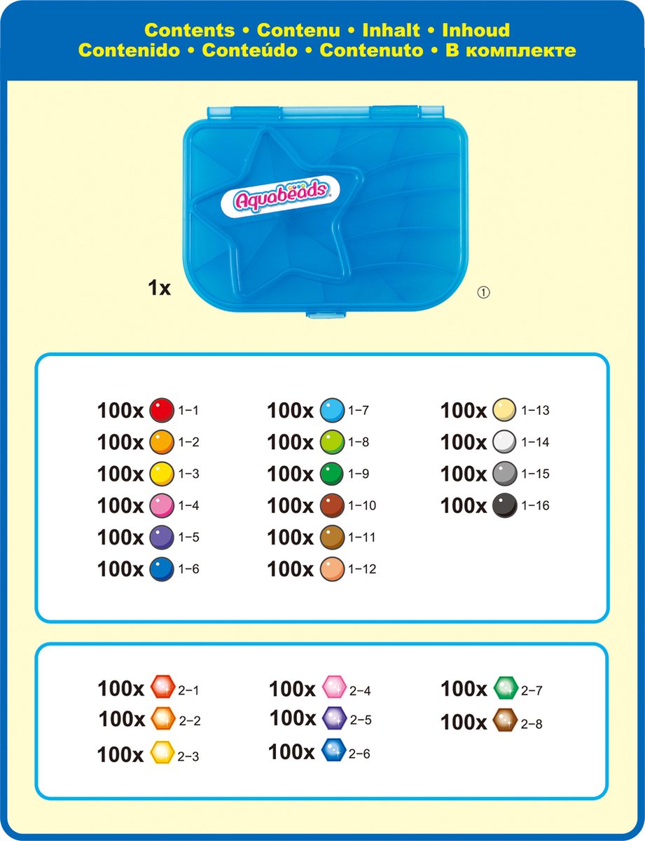 EPOCH Aquabeads 31502 Mega Bead Set
