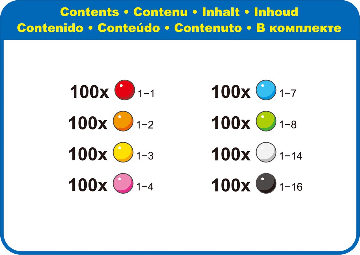 EPOCH Aquabeads 31517 Solid Bead Pack