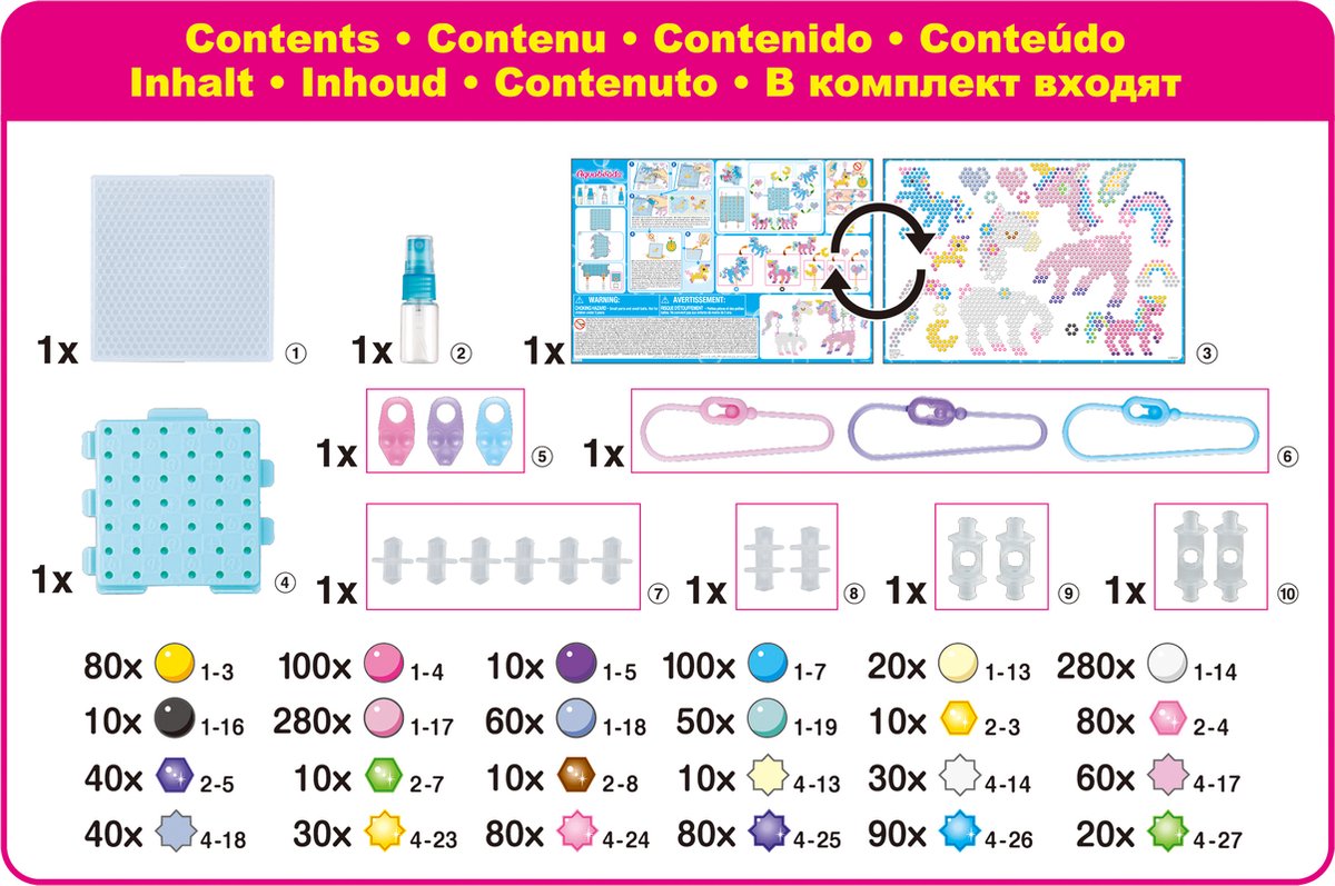 EPOCH Aquabeads 31944 Unicornset
