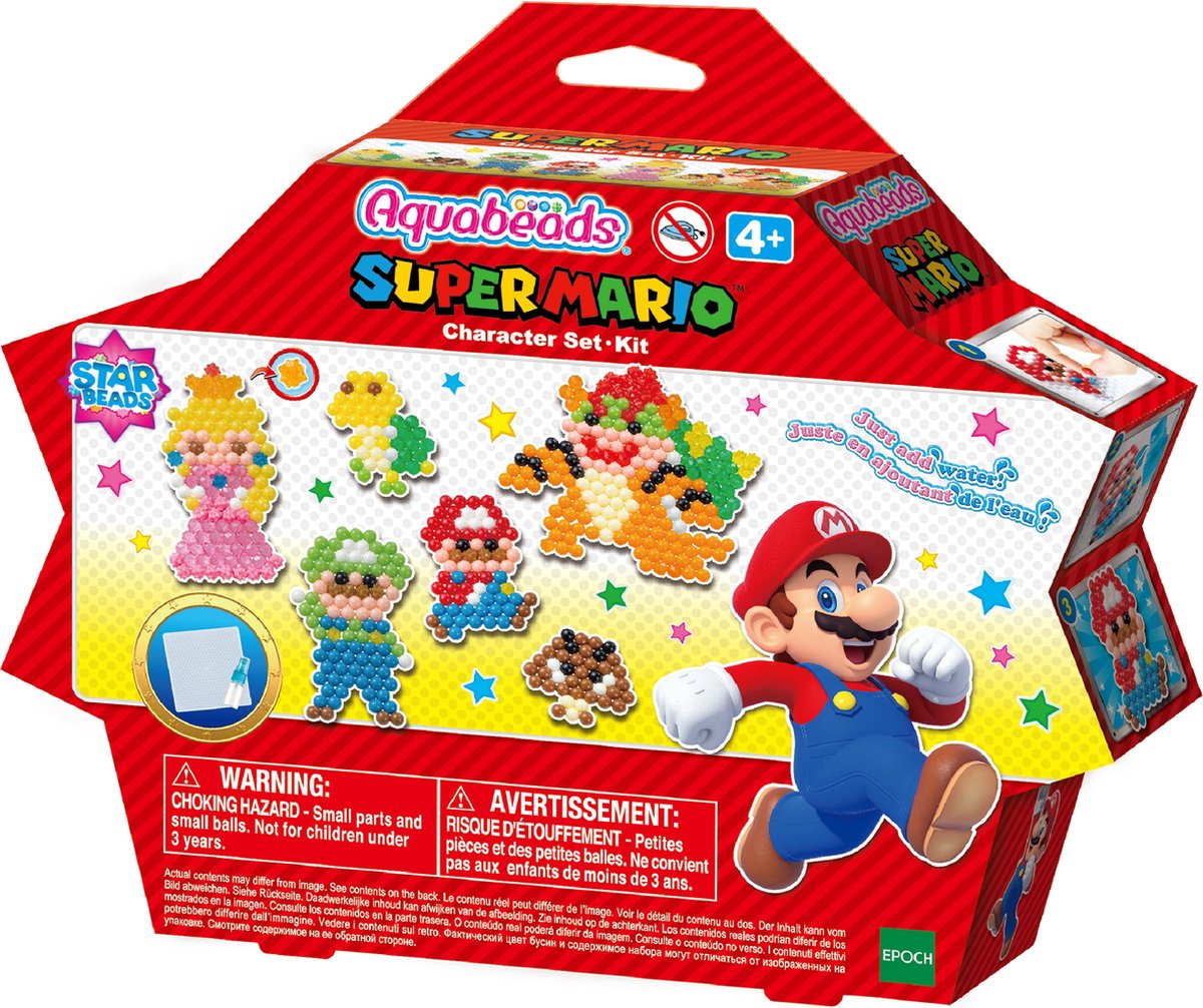 EPOCH Aquabeads 31946 Super Mario Character Set (W/ Star Beads)