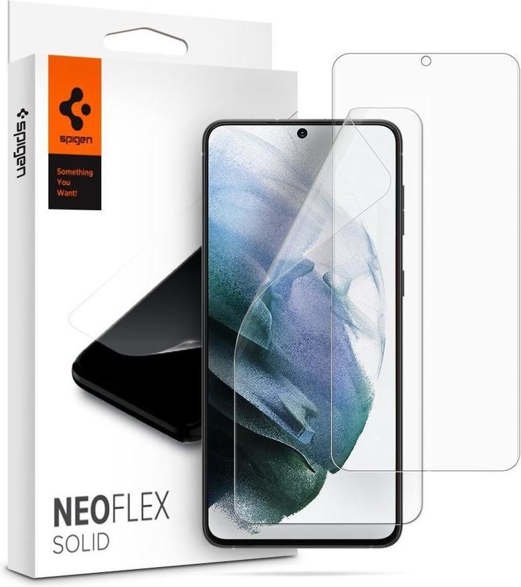 Spigen Neo Flex Hydrogel Screenprotector Samsung S21 Plus - 2 Stuks