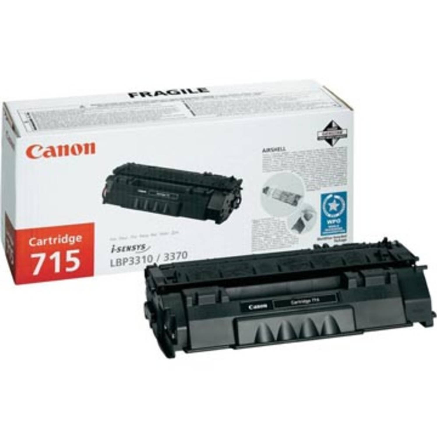 Canon Tonercartridge 715 - 3500 Pagina's - 1975b002 - Zwart