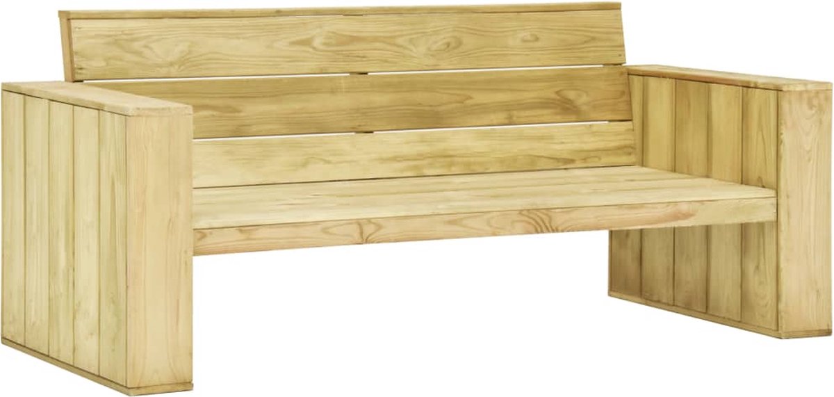 Vidaxl 4-delige Loungeset Met Kussens Geïmpregneerd Grenenhout