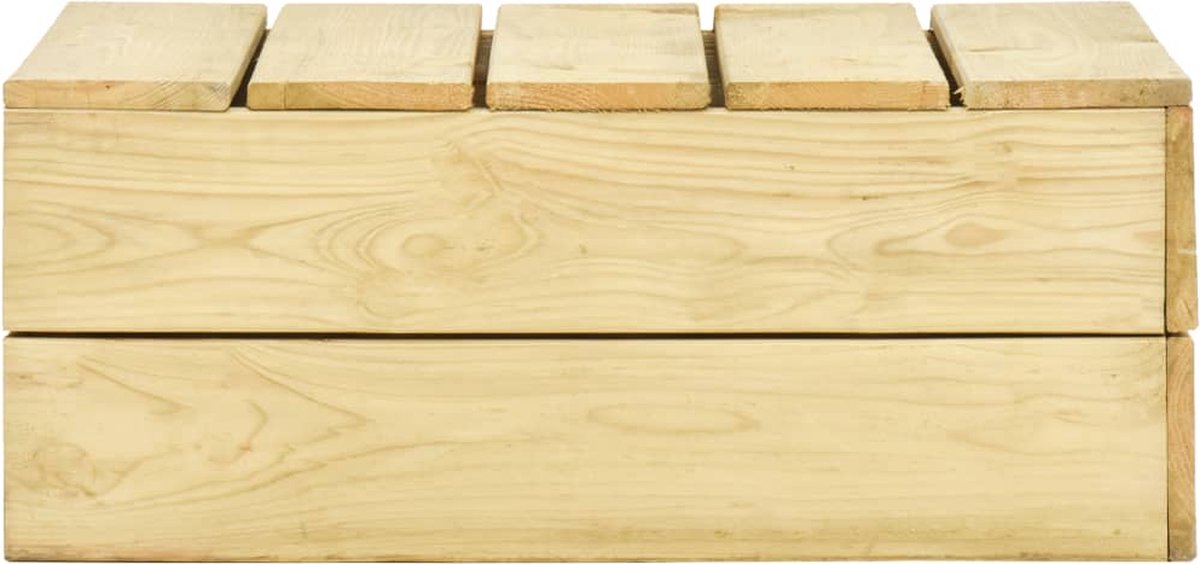 Vidaxl 3-delige Loungeset Met Kussens Geïmpregneerd Grenenhout