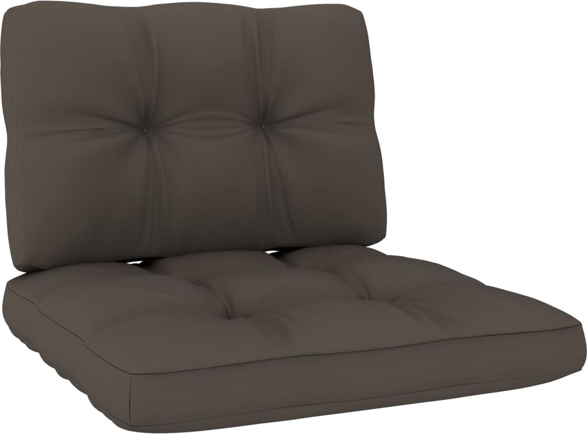 Vidaxl 3-delige Loungeset Met Kussens Geïmpregneerd Grenenhout