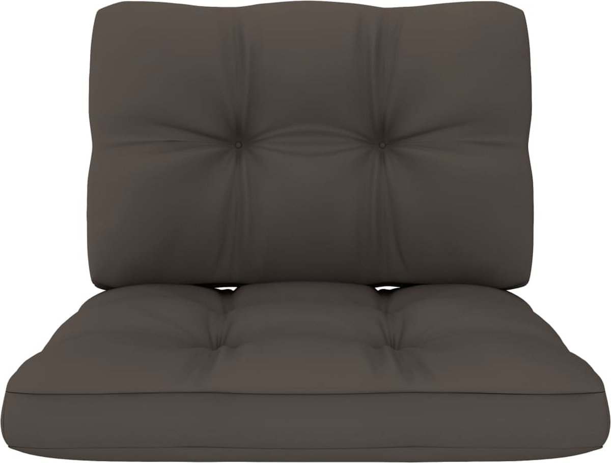 Vidaxl 3-delige Loungeset Met Kussens Geïmpregneerd Grenenhout