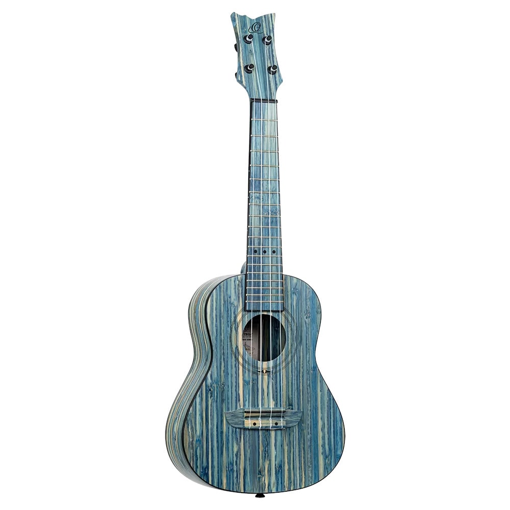 Ortega RUSWB-CC Bamboo Series Concert Size Ukulele Stonewashed concert ukelele met gigbag