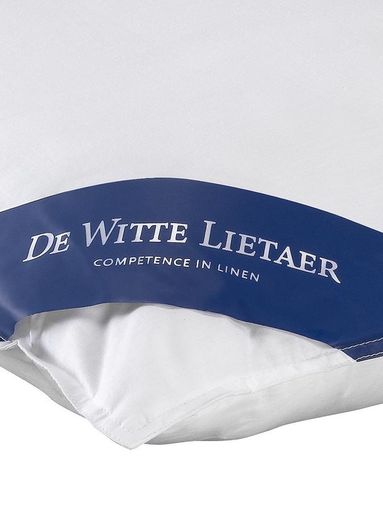 De Witte Lietaer Dete Lietaer Ducky Donzen Medium Hoofdkussen - 50% Eendendons - 50% Eendenveertjes - - Wit