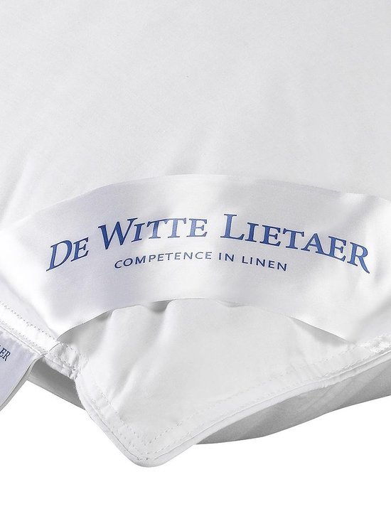 De Witte Lietaer Dete Lietaer Ducky Donzen Medium Hoofdkussen - 50% Eendendons - 50% Eendenveertjes - - Wit