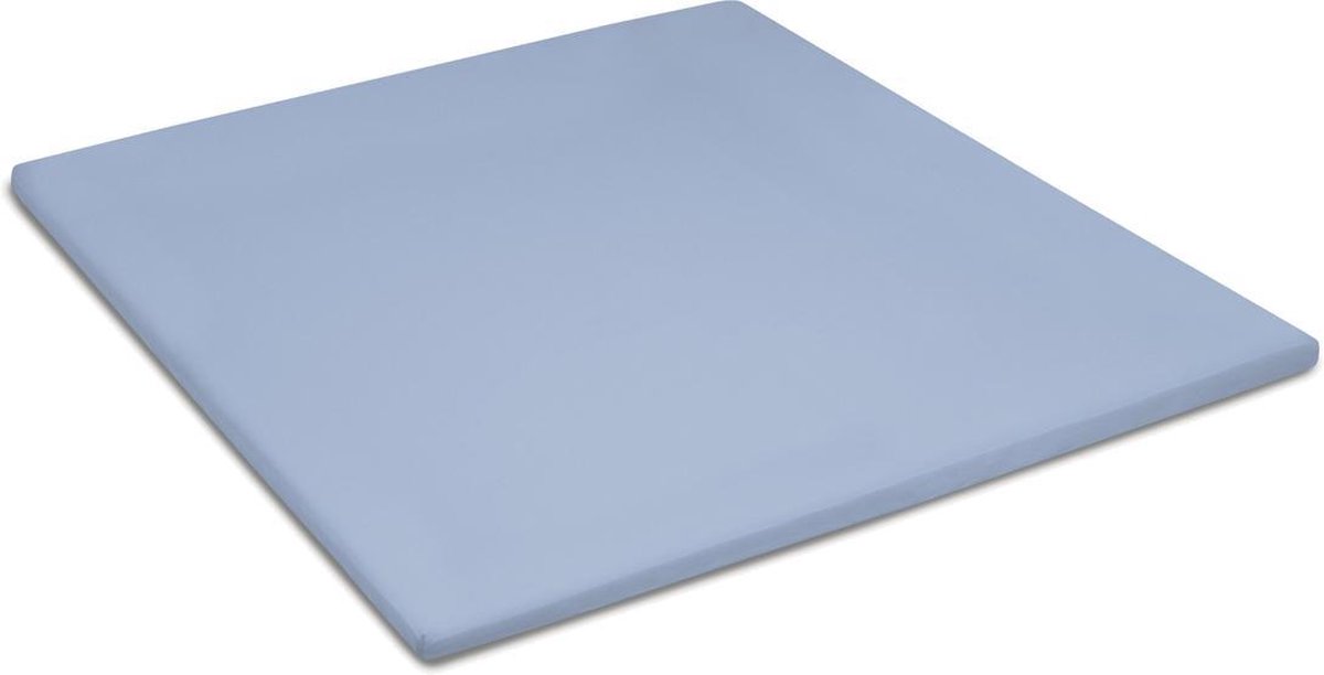 Cinderella Basic Percaline Katoen Topper Hoeslaken - 100% Percaline Katoen - Lits-jumeaux (180x210 Cm) - Sapphire - Blauw