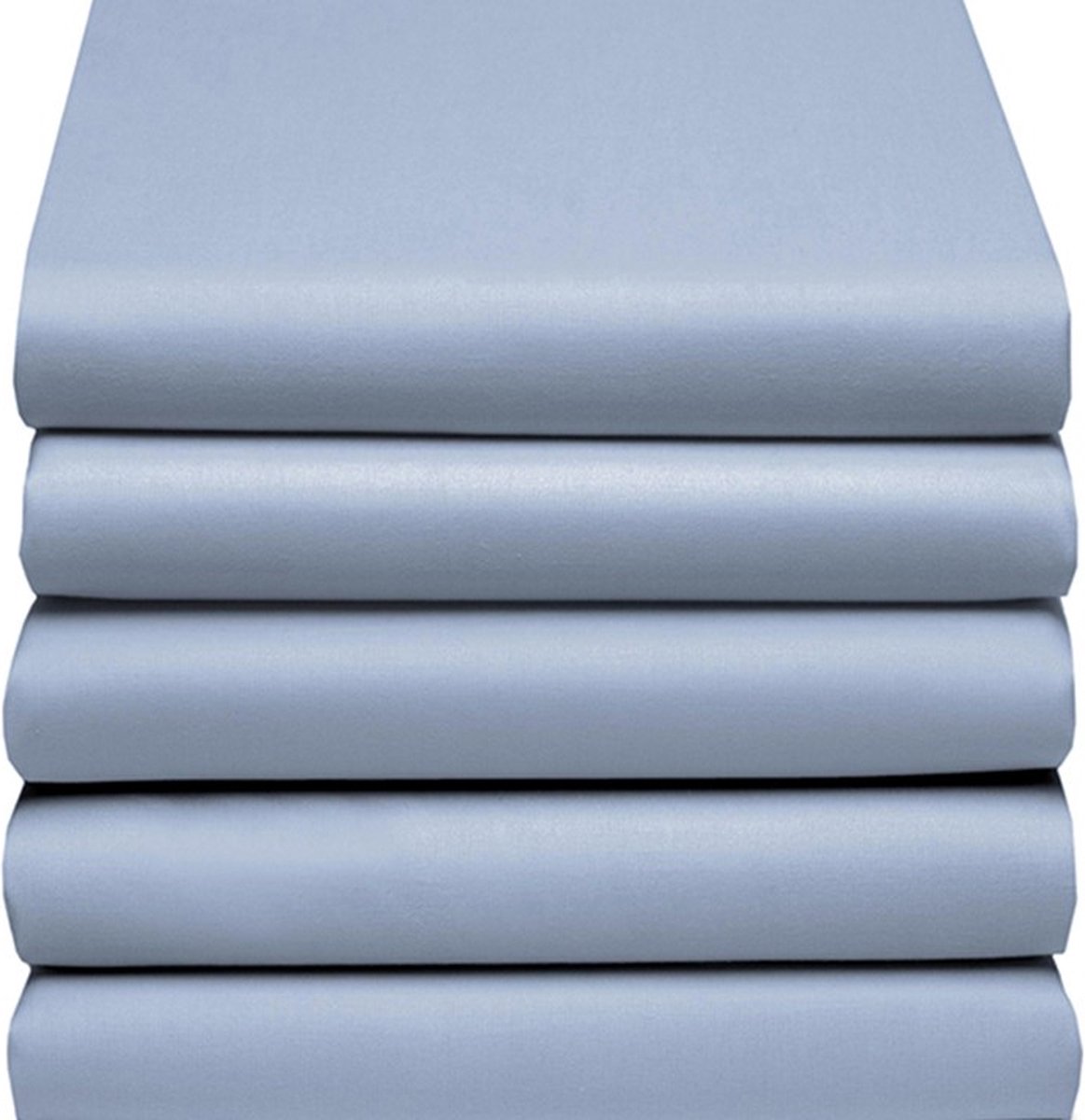Cinderella Basic Percaline Katoen Topper Hoeslaken - 100% Percaline Katoen - Lits-jumeaux (180x200 Cm) - Sapphire - Blauw