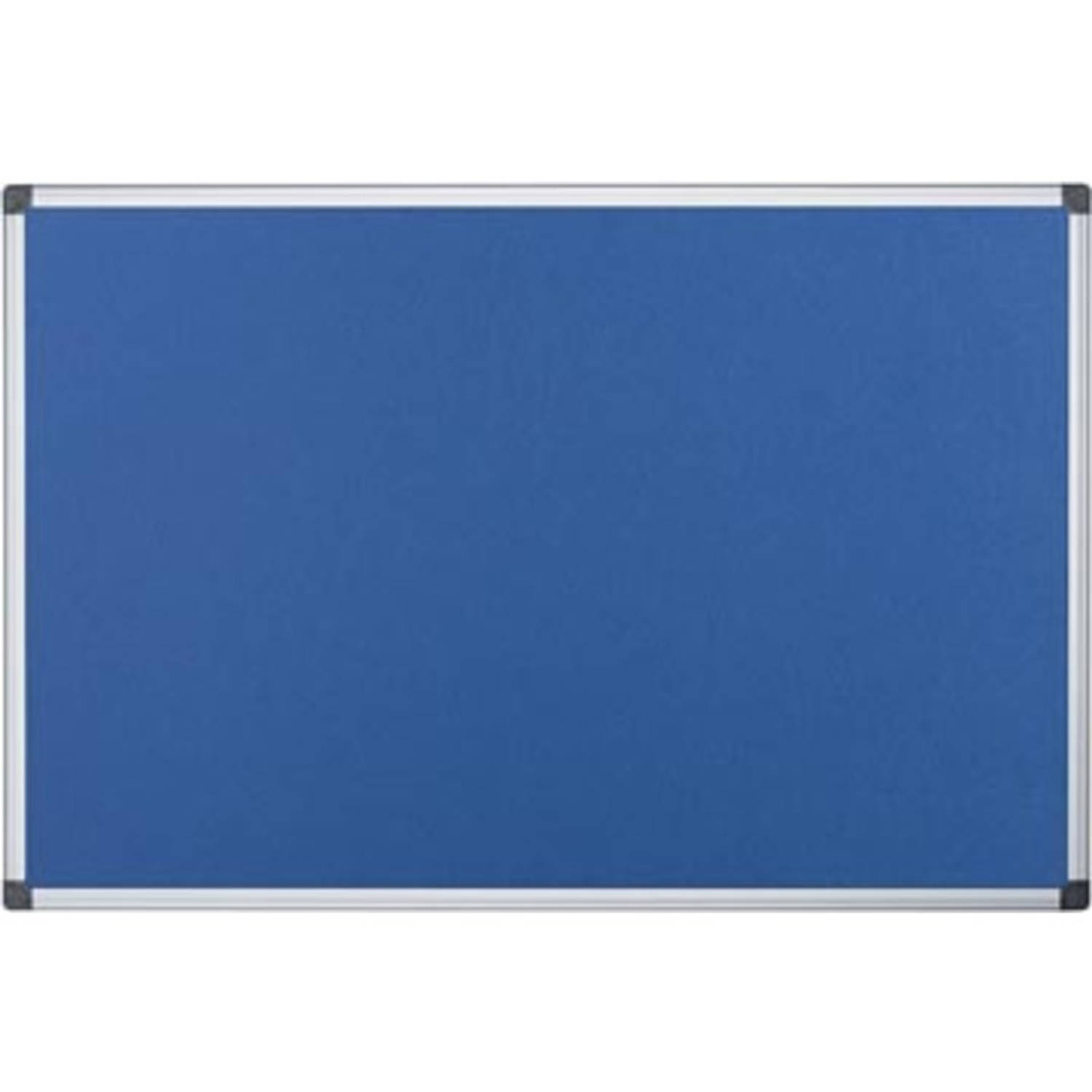 Pergamy Textielbord Met Aluminium Frame Ft 60 X 90 Cm, - Blauw