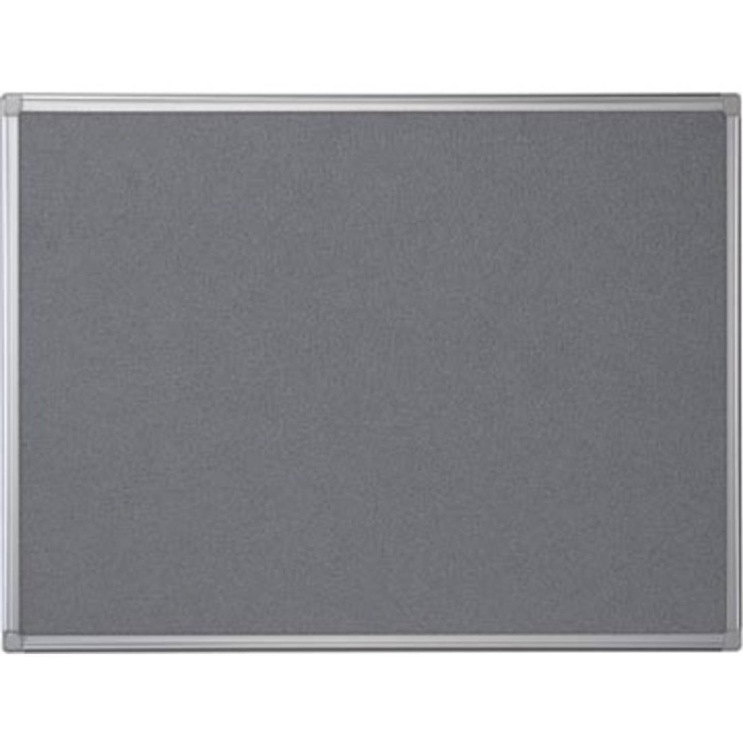 Pergamy Textielbord Met Aluminium Frame Ft 60 X 90 Cm, - Grijs