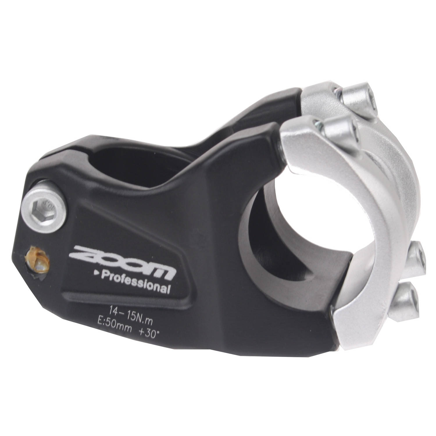 Zoom Stuurpen Voorbouw Vast Downhill 28,6/50/31,8 Mm - Zwart