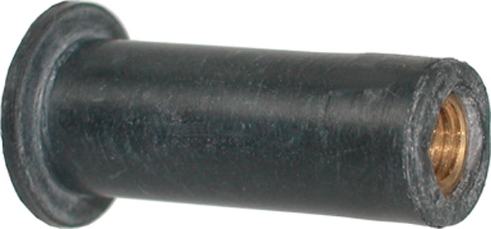 Rawlnuts Hollewandplug rubber M8 x 25mm - Zwart