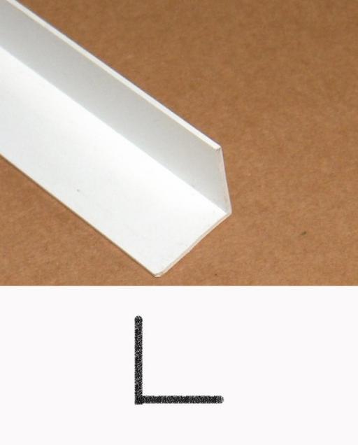Heering PVC hoekprofiel wit 30 x 30 x 1.5mm x 2.6 meter