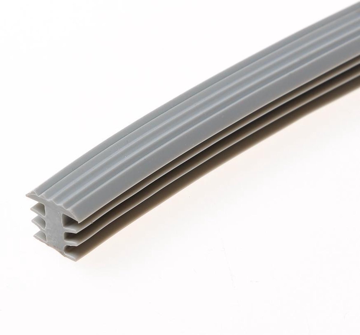 Inleg trapstrip kunststof met T-Profiel aluminium antislipprofiel 8 x 11mm