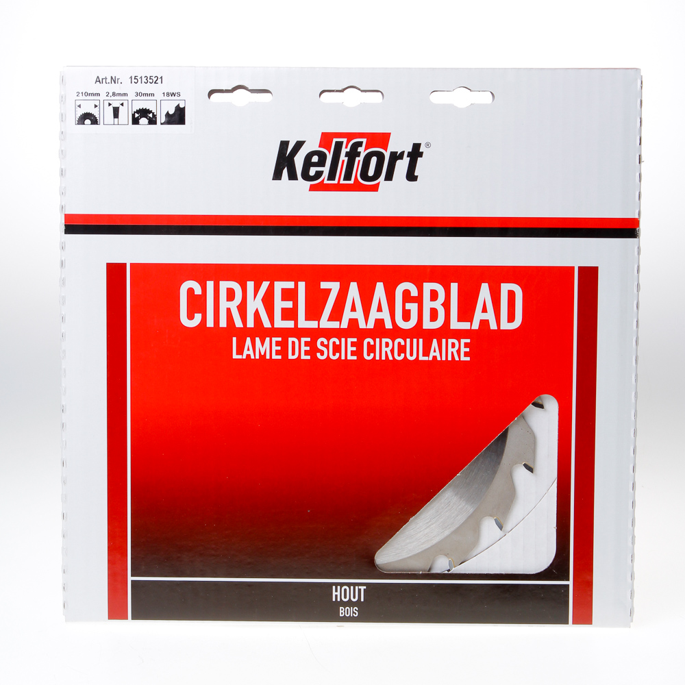 Cirkelzaagblad hardmetaal 16 tanden WS-F diameter 210 x 2.8 x 30mm