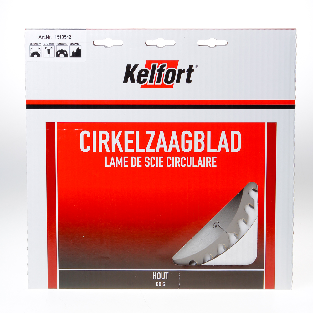 Cirkelzaagblad hardmetaal 36 tanden WS-W diameter 230 x 3 x 30mm