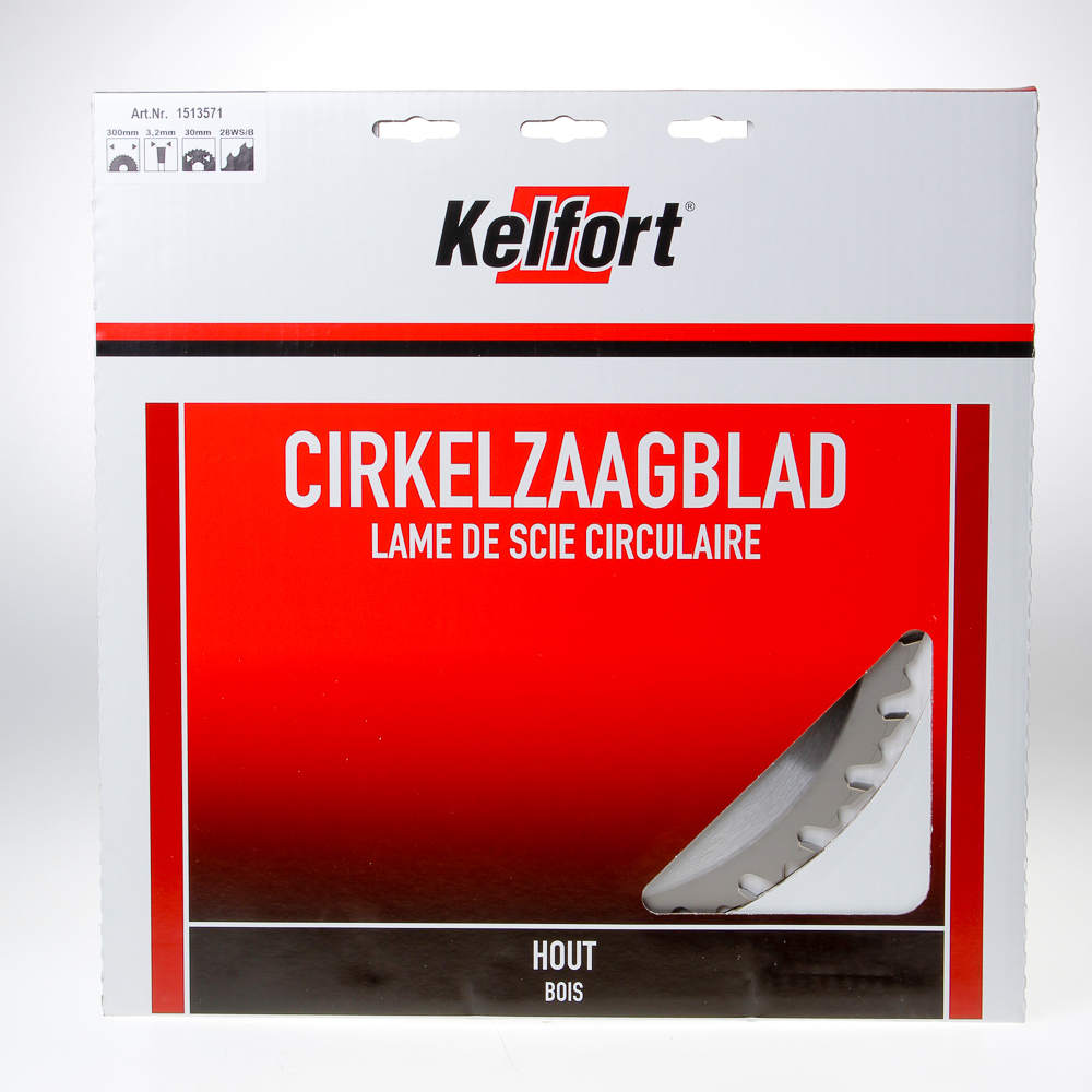 Cirkelzaagblad hardmetaal 28 tanden WS/B-LWZ diameter 300 x 3.2 x 30mm