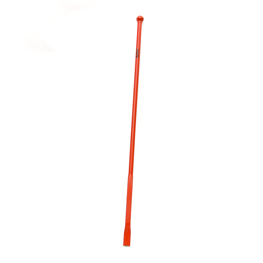 Stootijzer vierkant 1400 x 28mm x vierkante lengte 400mm - Rood