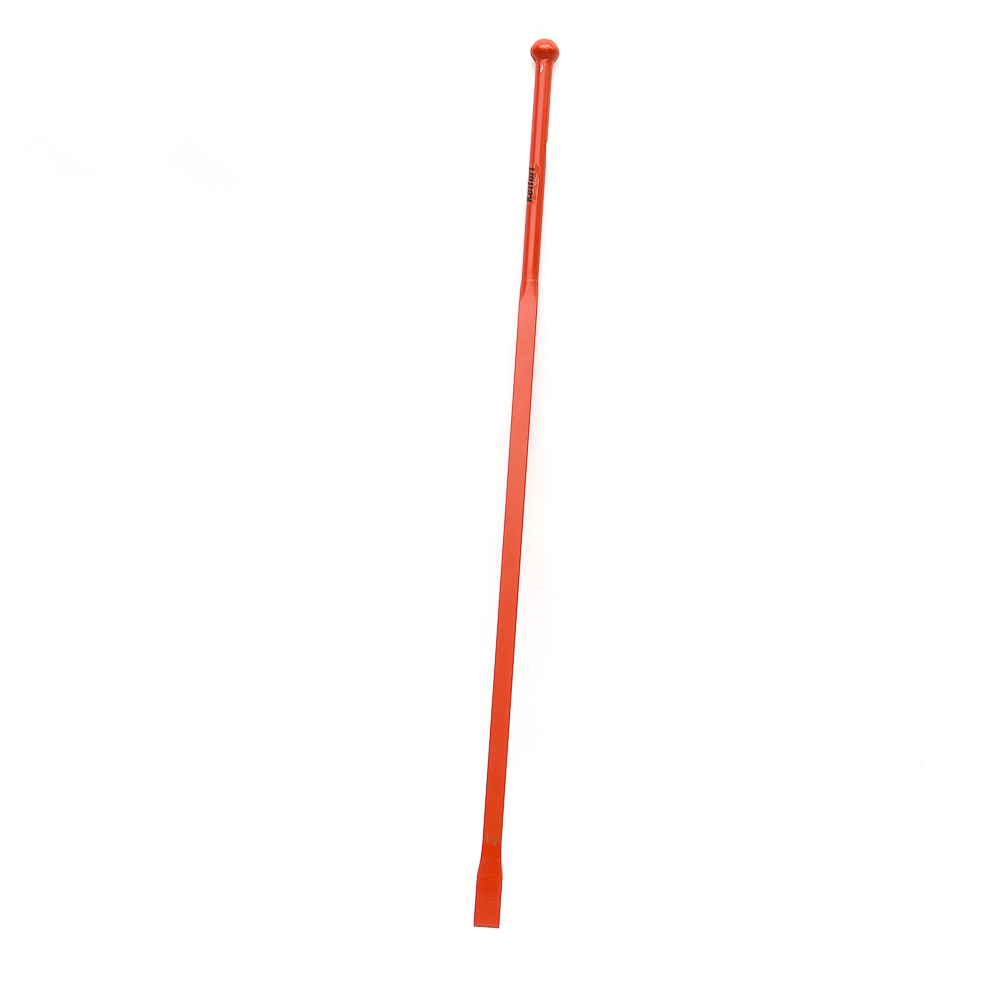 Stootijzer vierkant 1400 x 28mm x vierkante lengte 1000mm - Rood