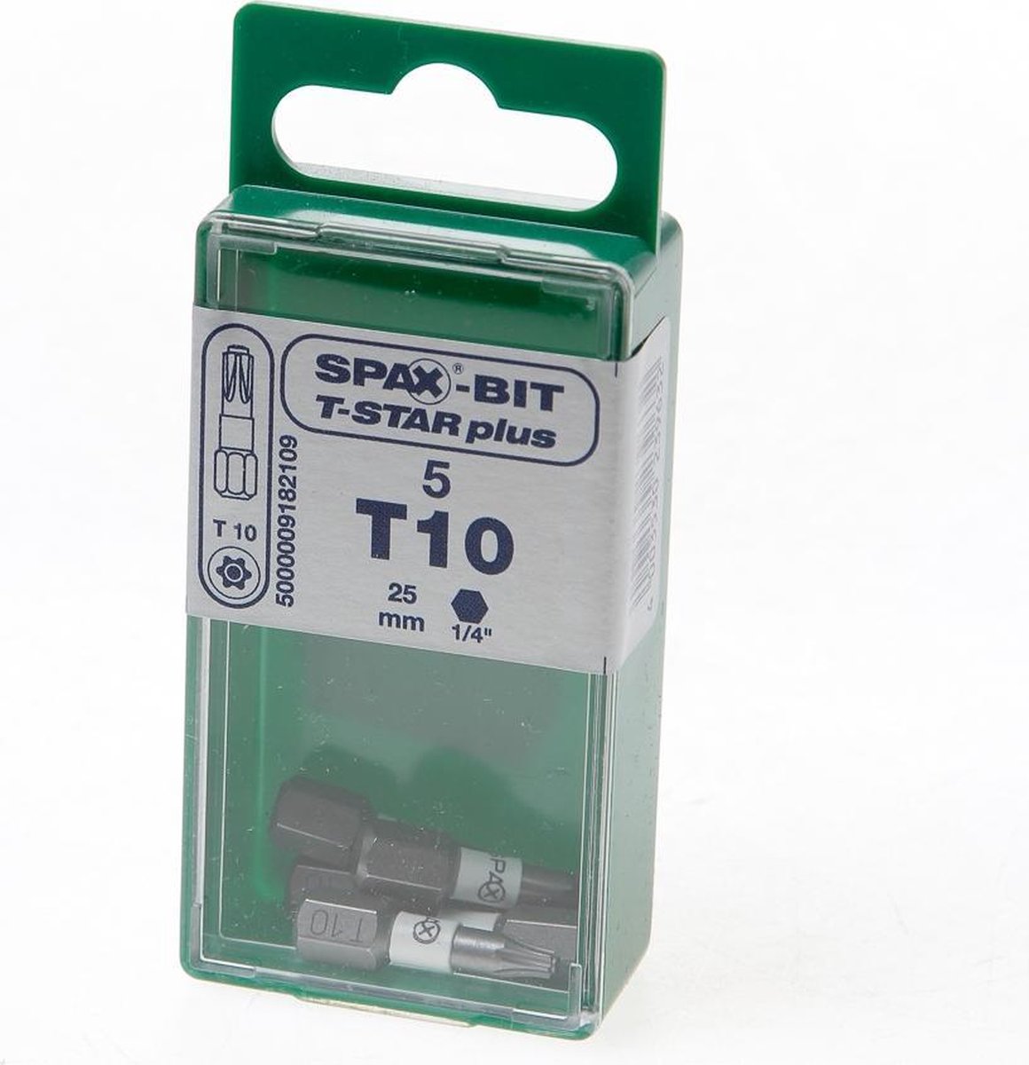 SPAX Bit TX10 wit blister van 5 bits