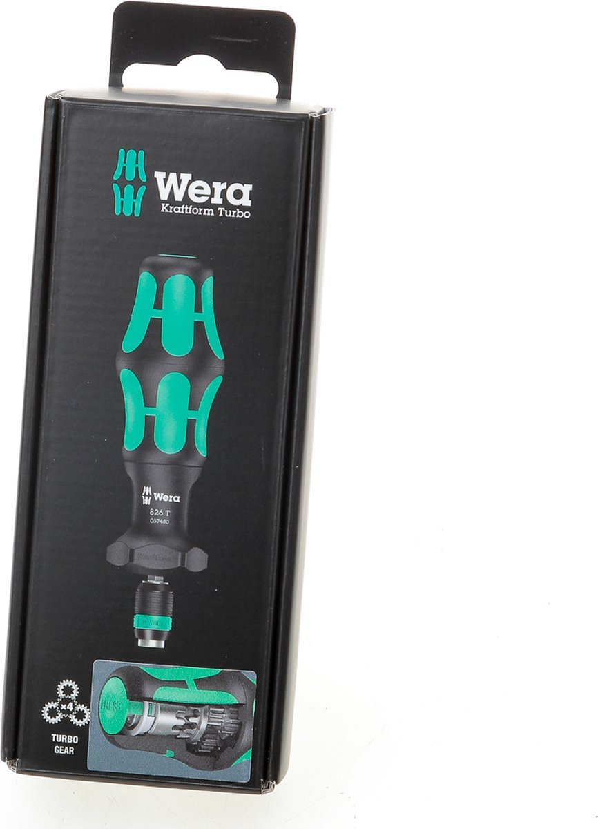 Wera Kraftform Turbo bit-handhouder 826 T, 1/4"x146