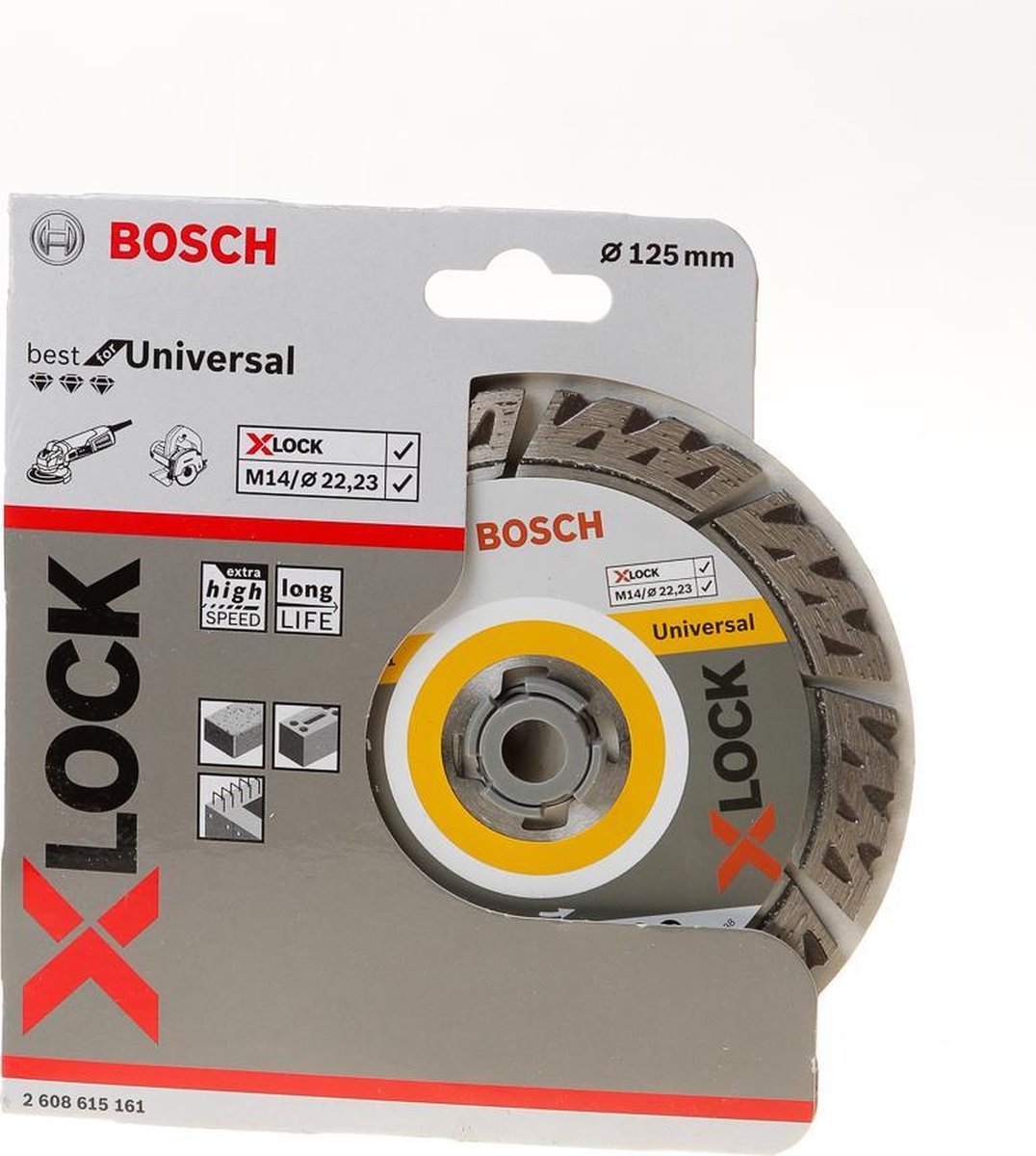 Bosch Diamantschijf Xlock best uni.125mm